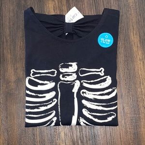🎃New Carter’s Halloween Glow-In-The-Dark Skeleton Tee